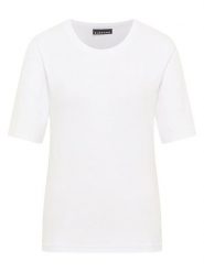 ELBSAND Koszulka "Siva" w kolorze białym rozmiar: XL. Białe bluzki ELBSAND, xl, bez wzorów, z bawełny, bez kołnierzyka, bez ramiączek. Za 82.83 zł.