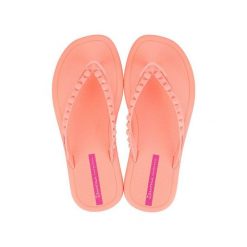 Japonki damskie Ipanema 27130AV472. Czerwone klapki Ipanema, bez wzorów, z materiału, bez obcasa. Za 55.99 zł.