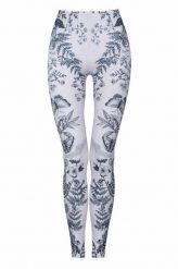 Legginsy sportowe damskie DEEP TRIP Botanic. Szare legginsy DEEP TRIP, l, bez wzorów, z elastanu, z podwyższonym stanem. Za 179.00 zł.