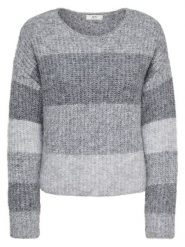 JDY Sweter "Veronica" w kolorze szarym rozmiar: M. Szare swetry JDY, m, bez wzorów, ze splotem, bez ramiączek. Za 115.24 zł.