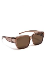 Hunter Okulary przeciwsłoneczne HT 6307S Beżowy. Brązowe okulary przeciwsłoneczne Hunter, bez wzorów, z tworzywa sztucznego. Za 129.99 zł.