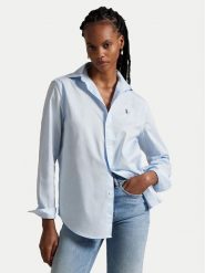 Polo Ralph Lauren Koszula 211A92177003 Niebieski Classic Fit. Niebieskie koszule Polo Ralph Lauren, xxl, bez wzorów, z bawełny, bez kołnierzyka, bez ramiączek. Za 659.99 zł.