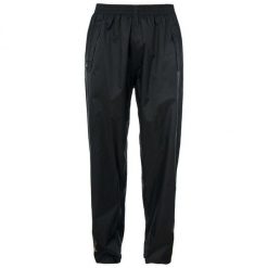 Damskie Spodnie Wodoodporne Qikpac TP75 Packaway. Czarne spodnie sportowe Trespass, xs, bez wzorów, trekkingowe. Za 144.99 zł.
