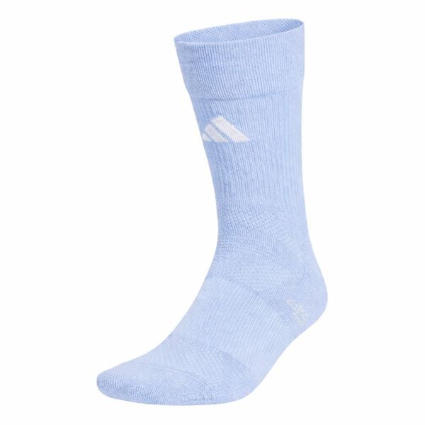 Skarpety adidas Football Crew Performance Cushioned. Niebieskie skarpety Adidas, bez wzorów, z materiału. Za 63.99 zł.