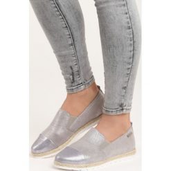 Szare Espadryle From Yesterday. Szare espadryle Born2be, bez wzorów, ze skóry, bez obcasa, bez zapięcia. Za 79.99 zł.