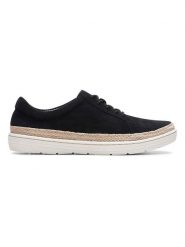 Clarks Skórzane sneakersy w kolorze czarnym rozmiar: 39. Czarne trampki Clarks, bez wzorów, ze skóry, bez zapięcia. Za 202.50 zł.