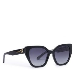 Okulary przeciwsłoneczne LOVE MOSCHINO. Czarne okulary przeciwsłoneczne Love Moschino, bez wzorów. Za 709.99 zł.
