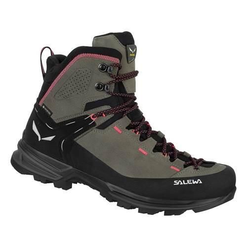 Buty trekkingowe damskie Salewa Mtn Trainer 2 Mid Gtx. Czarne trekkingi Salewa, ze skóry. Za 1,263.00 zł.