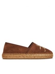 LOVE MOSCHINO Espadryle JA10272G0MIG0300 Brązowy. Brązowe espadryle Love Moschino, bez wzorów, ze skóry, bez obcasa, bez zapięcia. Za 669.99 zł.