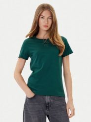 PINKO T-Shirt Bussolotto 100355 A2RD Zielony Regular Fit. Zielone t-shirty Pinko, xs, bez wzorów, z bawełny, bez kołnierzyka, bez ramiączek. Za 389.99 zł.