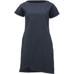 Elegancka Sukienka Damska Loap Dikla XL - Miękka i Modna. Niebieskie sukienki ZSPORT, xl, bez wzorów, z bawełny, eleganckie, bez kołnierzyka, bez ramiączek, sportowe. Za 208.99 zł.