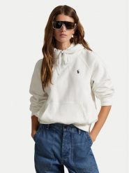 Polo Ralph Lauren Bluza 211971698001 Biały Regular Fit. Białe bluzy Polo Ralph Lauren, s, bez wzorów, bez kaptura. Za 859.99 zł.