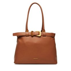 Torebka Gino Rossi. Brązowe torebki klasyczne Gino Rossi, bez wzorów, bez dodatków. Za 349.99 zł.