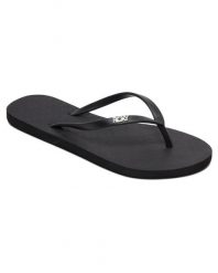 Sandały dla Kobiety VIVA IV. Czarne sandały Roxy, bez wzorów, z materiału, bez obcasa, bez zapięcia. Za 74.99 zł.