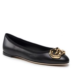 Baleriny GIUSEPPE ZANOTTI. Czarne baleriny Giuseppe Zanotti, bez wzorów, bez obcasa. Za 2,499.00 zł.
