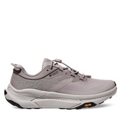 Buty do biegania Hoka. Szare obuwie sportowe HOKA, z gore-texu, bez zapięcia, do biegania, gore-tex. Za 719.99 zł.