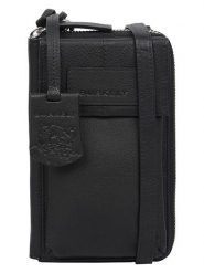 Burkely Skórzana torebka "Soft Skylar" w kolorze czarnym na telefon - 11 x 18 x 4 cm rozmiar: onesize. Czarne torby na ramię Burkely, bez wzorów, z materiału, przez ramię, bez dodatków. Za 222.94 zł.