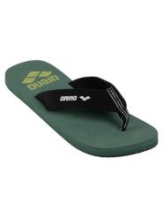 Arena Japonki w kolorze oliwkowo-czarnym rozmiar: 44. Brązowe klapki Arena, bez wzorów, z tkaniny, z otwartym noskiem, bez obcasa. Za 60.88 zł.