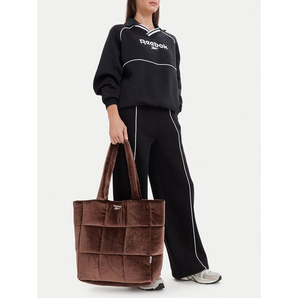 Torebka Reebok. Brązowe shopper Reebok, bez wzorów, bez dodatków. Za 149.99 zł.