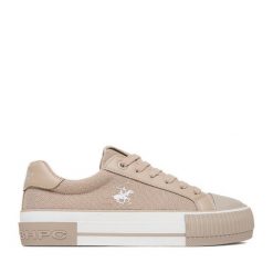 Trampki Beverly Hills Polo Club. Brązowe trampki Beverly Hills Polo Club, bez wzorów, bez zapięcia. Za 179.99 zł.