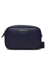 Emporio Armani Torebka EW000537 AF12036 MB051 Granatowy. Niebieskie torebki klasyczne Emporio Armani, bez wzorów, ze skóry, bez dodatków. Za 859.99 zł.
