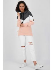 Alife and kickin Bluza "Stella" w kolorze jasnoszaro-jasnoróżowo-szarym rozmiar: XS. Niebieskie bluzy Alife and Kickin, xs, bez wzorów, z bawełny, z kapturem. Za 136.45 zł.