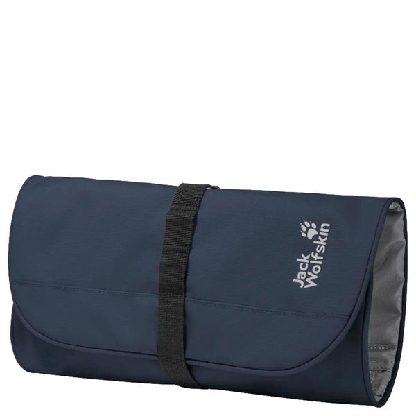 Kosmetyczka Jack Wolfskin Konya. Niebieskie kufry i kosmetyczki Jack Wolfskin, bez wzorów, bez dodatków. Za 109.99 zł.