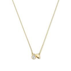 Beloro Naszyjnik Beloro Jewels Monte Napoleone Natalia złoty - 9-karatowe złoto Naszyjniki 1 ct Damski. Żółte naszyjniki Beloro, z cyrkonią, złote. Za 660.99 zł.