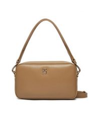 Tommy Hilfiger Torebka AW0AW16894 Beżowy. Brązowe torebki klasyczne TOMMY HILFIGER, bez wzorów, ze skóry, bez dodatków. Za 309.99 zł.