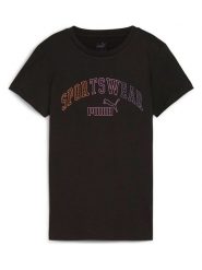 Puma Koszulka w kolorze czarnym rozmiar: M. Czarne bluzki Puma, m, bez wzorów, bez kołnierzyka, bez ramiączek. Za 65.69 zł.