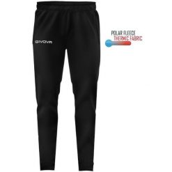 Givova Panta Cuba Polarfleece M – spodnie sportowe. Czarne spodnie dresowe Givova, m, bez wzorów. Za 184.99 zł.