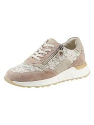 Heine Skórzane sneakersy w kolorze jasnoróżowo-białym rozmiar: 40. Białe trampki Heine, bez wzorów, ze skóry, bez zapięcia. Za 110.29 zł.