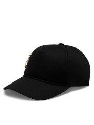 Patrizia Pepe Czapka z daszkiem 8F0045/AB01-K103 Czarny. Czarne czapki Patrizia Pepe, bez wzorów, z bawełny. Za 349.99 zł.