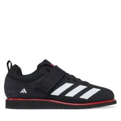 Buty halowe adidas. Czarne obuwie sportowe Adidas, bez zapięcia. Za 419.99 zł.