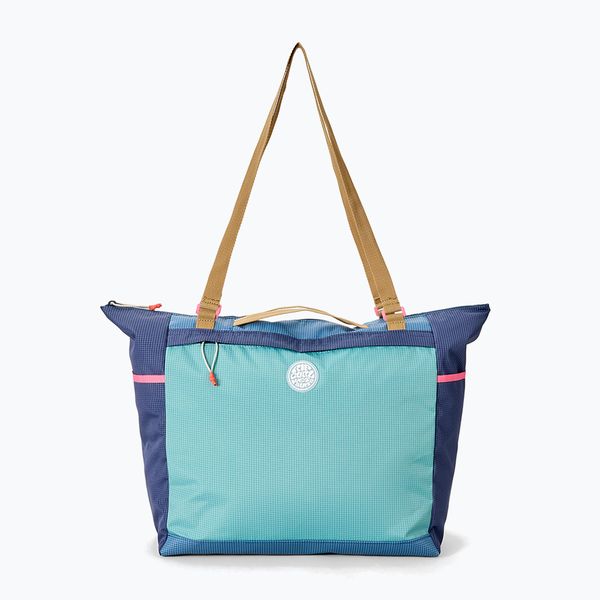 Torba damska Rip Curl Rip 32 l Beach Tote. Niebieskie torby na ramię Rip Curl, bez wzorów, z materiału, na ramię, bez dodatków. Za 199.99 zł.