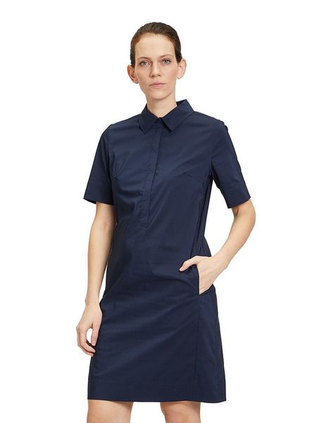 BETTY & CO Sukienka w kolorze granatowym rozmiar: 36. Niebieskie sukienki Betty & Co, bez wzorów, bez kołnierzyka, bez ramiączek, midi. Za 74.28 zł.