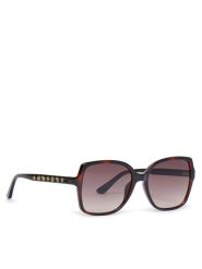 Guess Okulary przeciwsłoneczne GU00100 Brązowy. Brązowe okulary przeciwsłoneczne Guess, z aplikacjami, z tworzywa sztucznego. Za 499.99 zł.