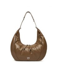 PINKO Torebka Slouchy Hobo Big PE 25 PLTT 104295 A26J Khaki. Brązowe torebki klasyczne Pinko, bez wzorów, ze skóry, bez dodatków. Za 1,259.00 zł.