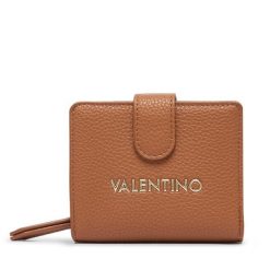 Portfel Valentino. Brązowe portfele Valentino, bez wzorów. Za 229.99 zł.