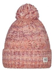 Barts Czapka "Mallan" w kolorze jasnoróżowo-pomarańczowo-fioletowym rozmiar: onesize. Pomarańczowe czapki Barts, z aplikacjami. Za 95.46 zł.