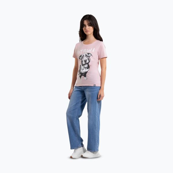 Koszulka damska Pitbull Puppy 2. Czerwone koszulki sportowe PITBULL, bez wzorów, bez ramiączek. Za 59.99 zł.