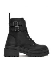 G-Star Raw Trzewiki CEO-WI34-ALASKA-03 Czarny. Czarne botki G-Star Raw, bez wzorów, ze skóry, bez obcasa, na płaskiej podeszwie, bez zapięcia. Za 449.99 zł.