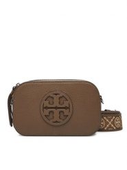 Tory Burch Torebka Mini Miller Crossbody 171955 Brązowy. Brązowe listonoszki Tory Burch, bez wzorów, ze skóry, bez dodatków. Za 1,489.00 zł.