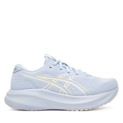 Buty do biegania Asics. Niebieskie obuwie sportowe Asics, bez zapięcia, do biegania. Za 399.99 zł.