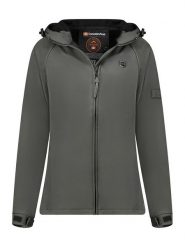 Canadian Peak Kurtka softshellowa "Tamilataleak" w kolorze antracytowym rozmiar: S. Czarne kurtki sportowe Canadian Peak, s, bez wzorów, bez kaptura, outdoorowe. Za 151.95 zł.