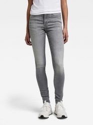 G-Star Dżinsy - Skinny fit - w kolorze szarym rozmiar: W24/L30. Szare jeansy G-Star, l, z aplikacjami. Za 140.86 zł.