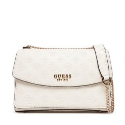 Torebka Guess. Białe listonoszki Guess, z aplikacjami, bez dodatków. Za 589.99 zł.