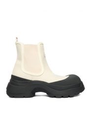 Hunter Sztyblety CEO-SX2405-1 Écru. Botki Hunter, bez wzorów, z syntetyku, bez obcasa, na płaskiej podeszwie, bez zapięcia. Za 329.99 zł.