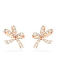 Swarovski Pozłacane kolczyki-wkrętki z kryształami rozmiar: onesize. Czerwone kolczyki SWAROVSKI, z kryształem, metalowe. Za 239.86 zł.