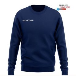 Bluza piłkarska dla dorosłych Givova Maglia One granatowa. Niebieskie bluzy Givova, m, bez wzorów, z poliesteru, bez kaptura. Za 83.00 zł.